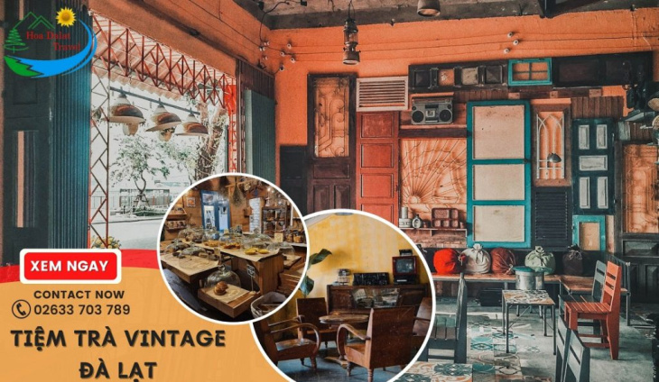 kinh nghiệm, ghé top 5 tiệm trà vintage đà lạt đẹp, check in cực thơ