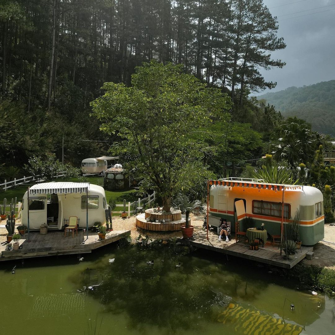 the camp inn đà lạt – trải nghiệm kiểu cắm trại mobihome camping